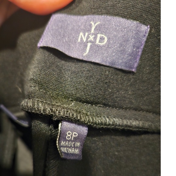 NYDJ Black Pull On Lift Tuck Original Slimming Pants 8P NWT - Picture 3 of 7